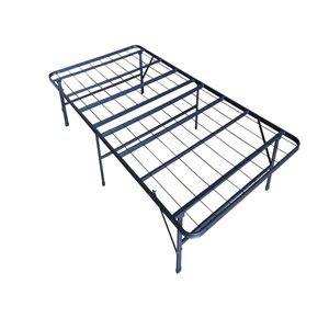 Brassex Ellison Twin Bed Base w/ Metal Frame - Black