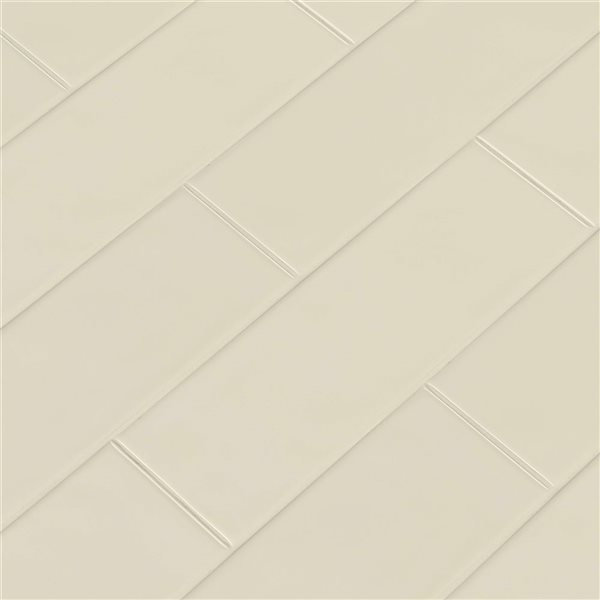 Ackland Zavrin 30-Pack 4 x 12-in White Glossy Glazed Subway Ceramic Wall Tile