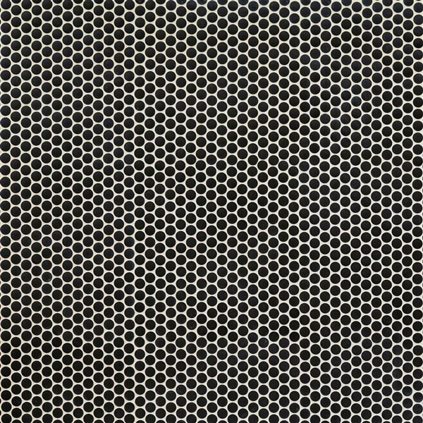 Ackland Nivora 15-Pack 12.32 x 11.38-in Black Matte Porcelain Mosaic Tile