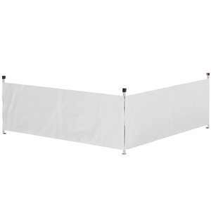 Ensemble de 2 demi-murs Outsunny pour auvent de 10 x 10 pi ou 10 x 20 pi