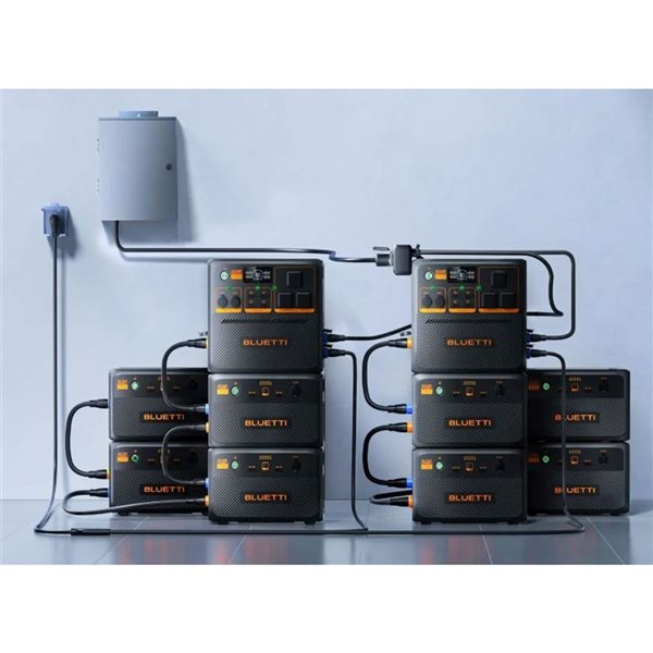 BLUETTI Premium AC240P Portable Power Station w/ B210P and PV350 Solar Panel Bundle 2048 Wh