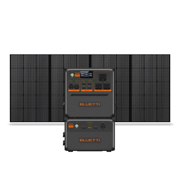 BLUETTI Premium AC240P Portable Power Station w/ B210P and PV350 Solar Panel Bundle 2048 Wh
