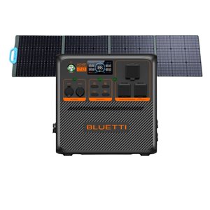 Centrale électrique portable BLUETTI série Premium AC240P et panneau solaire SP200L avec batterie 2048 Wh LiFePO4