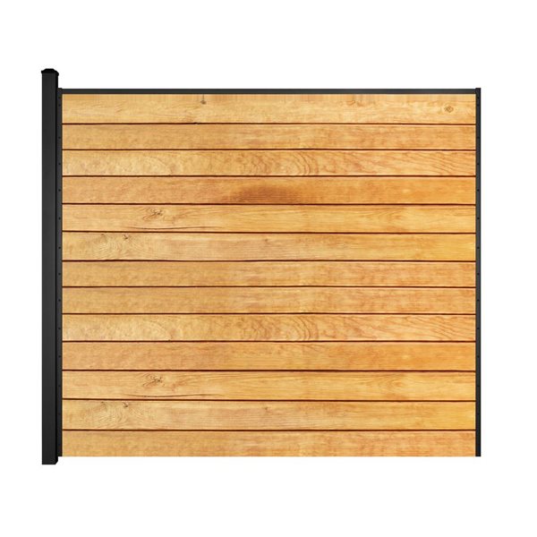 ◆Hina◆ Slipfence Horizontal Wood Panel Kit for 6-ft High Fence SF2