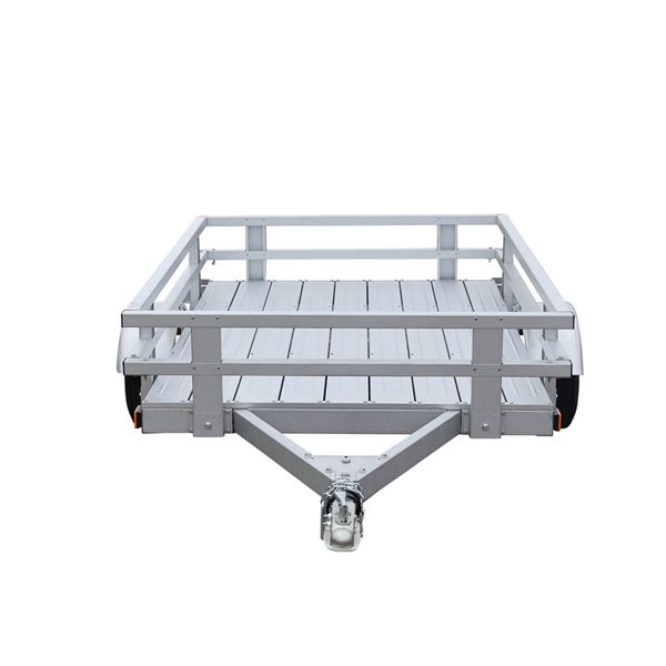 Stirling 4 x 6-ft Steel Rail Side Kit Trailer