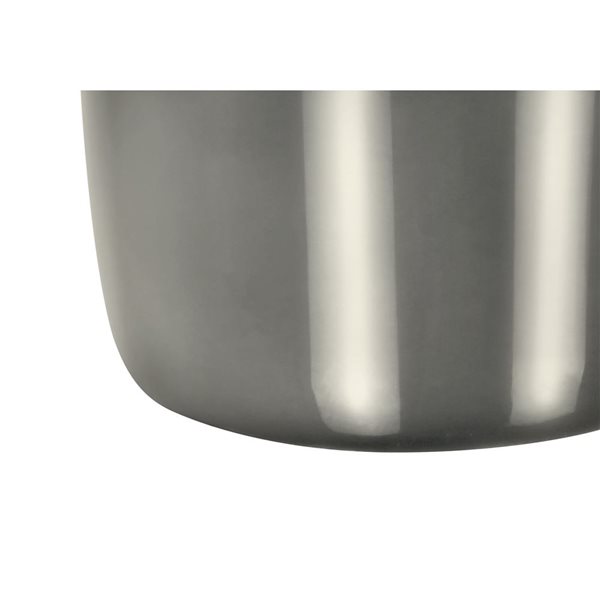 Monarch Specialties 25-in Grey Ceramic Contemporary Table Lamp with Ivory / Cream Shade