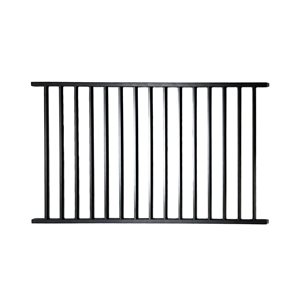 Nuvo Iron 40 x 72-in Black Steel Ready Railing For Decks (42-in High Installed)