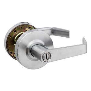Tell Manufacturing Cortland Privacy Heavy-Duty Commercial Lever - Satin Stainless Steel