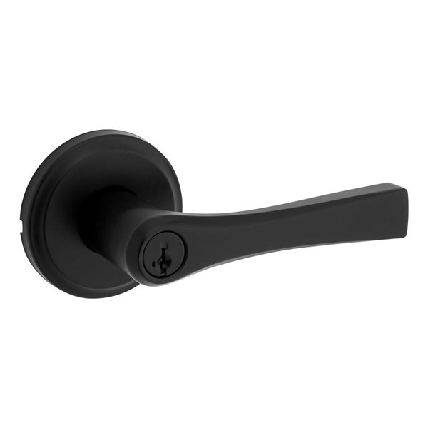 Weiser Katellla Keyed Door Lever - Matte Black