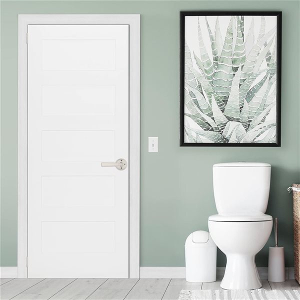 Weiser Perth Privacy Door Lever - Satin Nickel