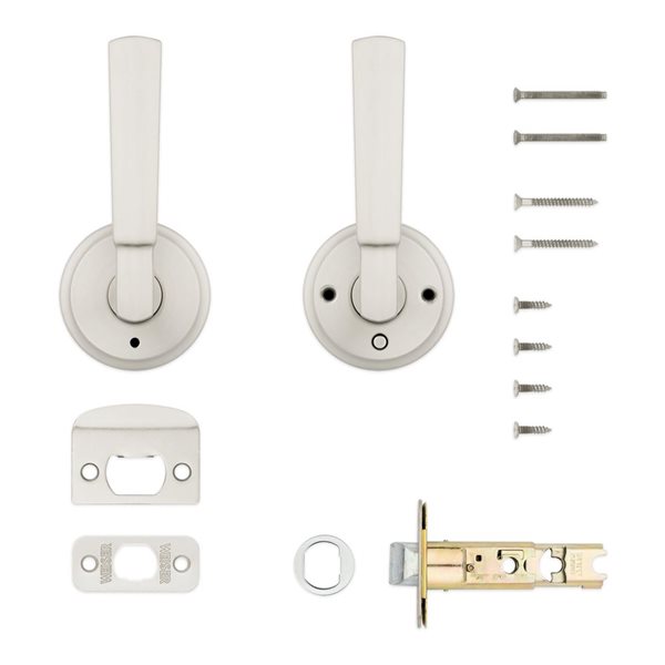Weiser Perth Privacy Door Lever - Satin Nickel