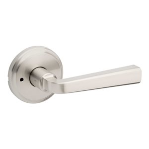 Weiser Trafford Privacy Door Lever - Satin Nickel