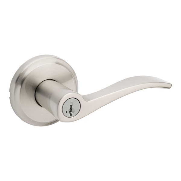 Weiser Sedona Keyed Door Lever - Satin Nickel