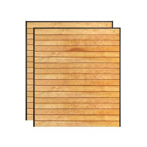 Slipfence Set of 2 Horizontal Channel Kits for 8 ft High Fence