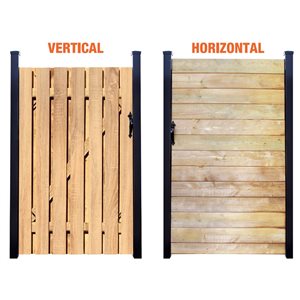 Slipfence Wood Gate Kit for Custom Wood Gate