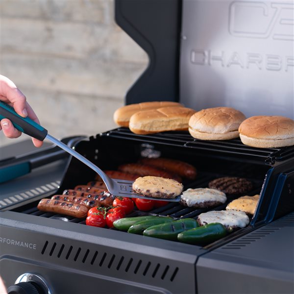 Charbroil Performance Series FlavorMax 2-Burner Propane Barbecue w/ Foldable Side Shelves