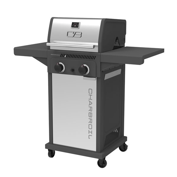 Charbroil Performance Series FlavorMax 2-Burner Propane Barbecue w/ Foldable Side Shelves