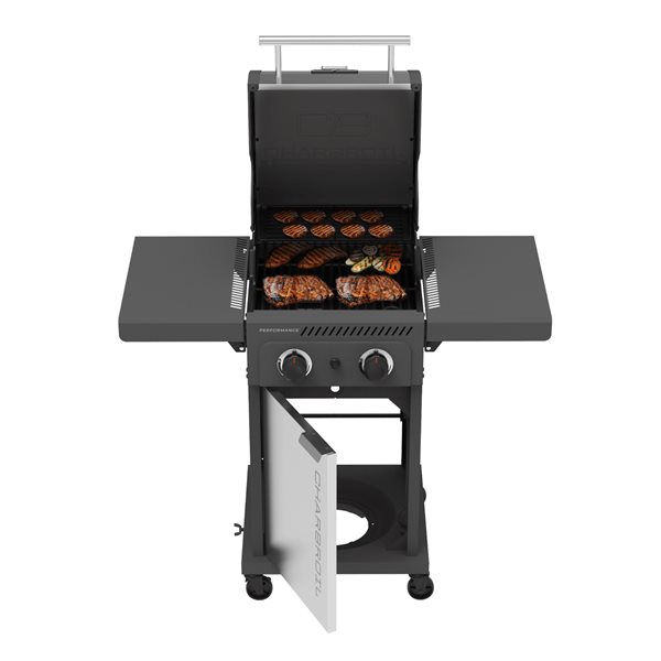Charbroil Performance Series FlavorMax 2-Burner Propane Barbecue w/ Foldable Side Shelves