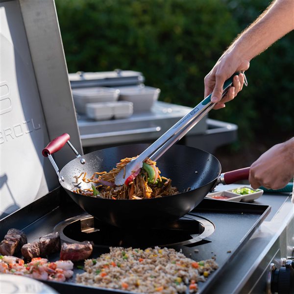 ☆GW Sale！イタリア製 BBQコンロ Vertigo Basic Charbroil 28-in 3-Burner Versa-Tile 5-in-1 Propane Cooking Station