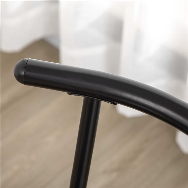 HOMCOM Oval Dining Table w/ Shelf and Chairs Set for 2 - Brown