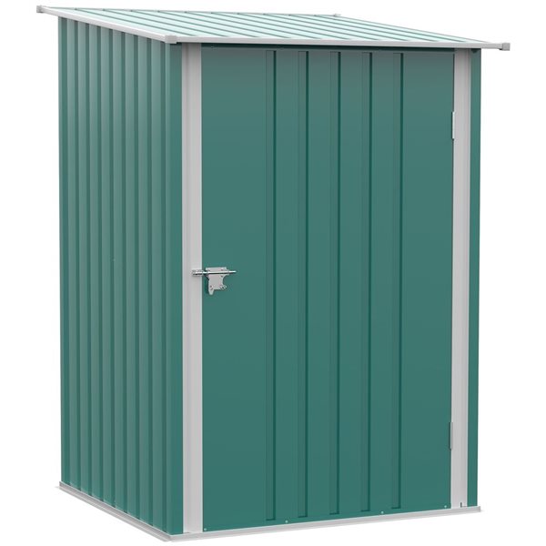 Outsunny 3.3 x 3.4-ft Lean-to Garden Storage Shed