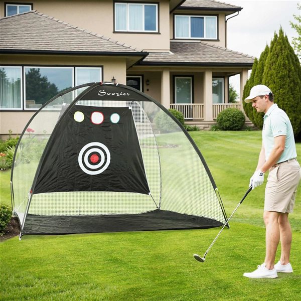 Soozier 8-Piece 10 x 6-ft Multi-Target Golf Practice Net