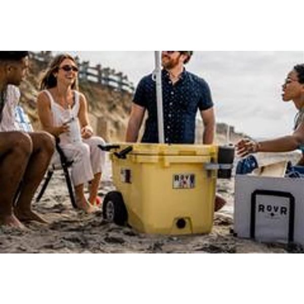 RovR RollR 45 60-Cans Yellow Wheeled Insulated Portable Cooler