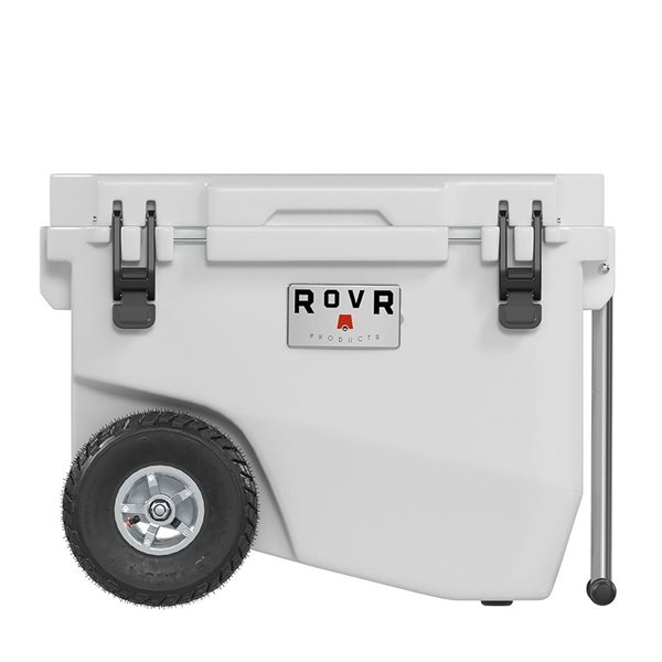 RovR RollR 60 80-Cans White Wheeled Insulated Portable Cooler