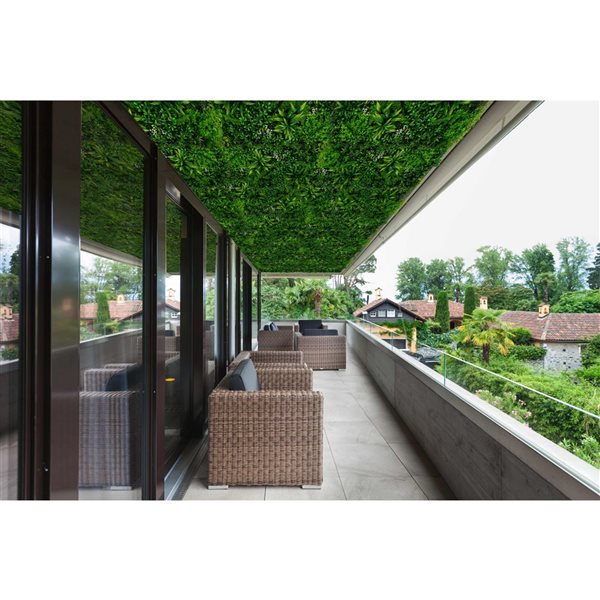 Naturae Decor Pacific Garden 20 x 40-in Green Wall Panel