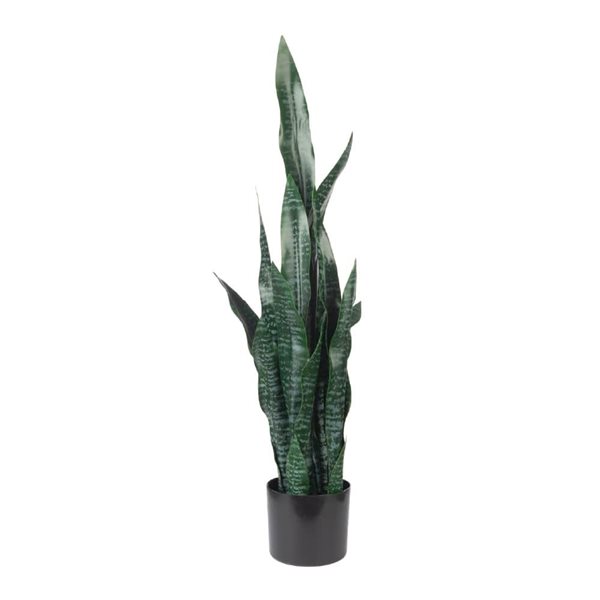 Naturae Decor 35-in H Artificial Indoor/Outdoor Coral Sansevieria