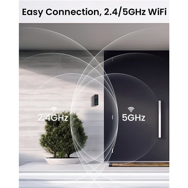 aosu Battery-Operated Wired/Wireless Smart Outdoor Stick Up