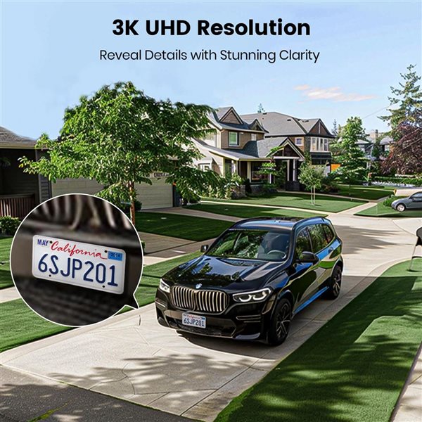 aosu Hardwired Smart Outdoor Security Floodlight Camera