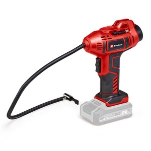 Gonfleur à haute pression Expert Einhell 18 V sans fil avec manomètre numérique