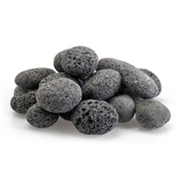 MODENO 1.5-2.5-in Black Fire Table Lava Stones - 25 lb/Bag