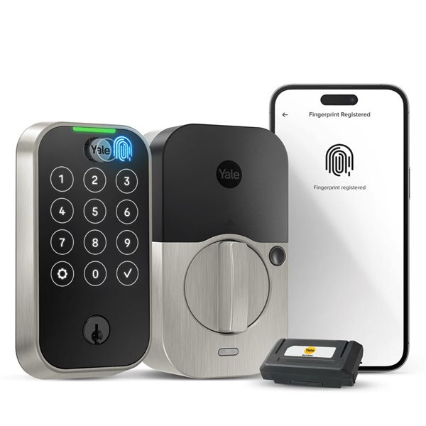 Yale 420 Assure Lock 2 Biometric Touch Keyed - Nickel