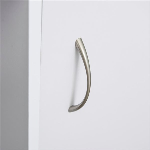 HOMCOM Computer Desk with Storage Drawers Writing Table for Home Office - White