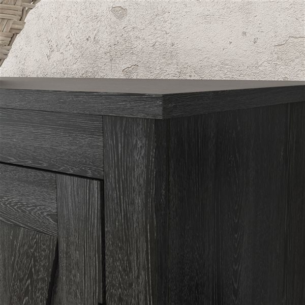 HOMCOM Black Composite 16 D x 72 H x 32-in W Freestanding Kitchen Pantry Cabinet