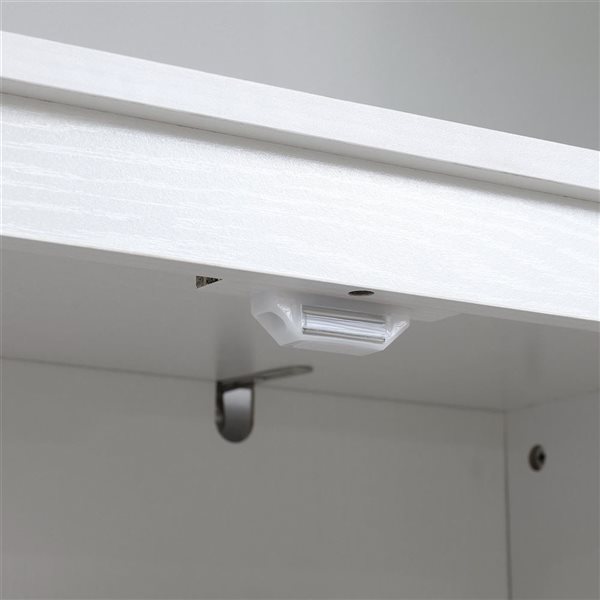 HOMCOM White Composite 16 D x 72 H x 32-in W Freestanding Kitchen Pantry Cabinet