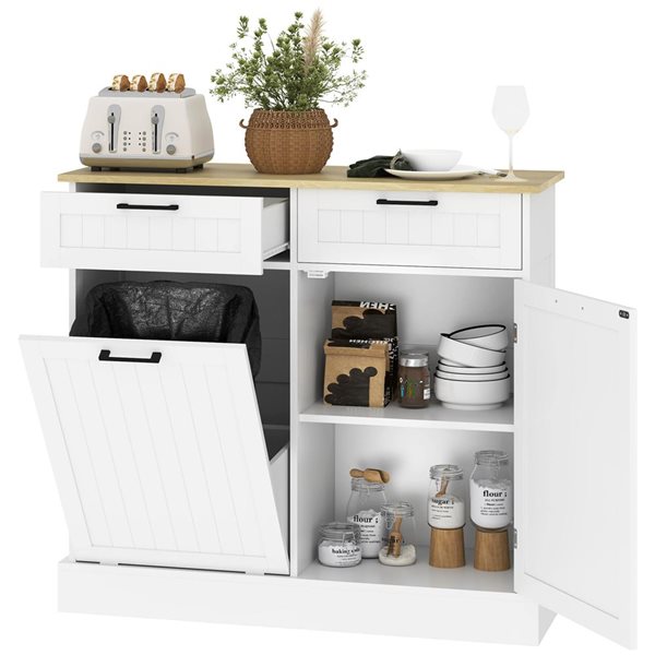 Meuble Poubelle Inclinable