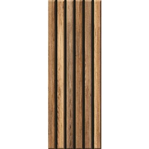Échantillon de panneau mural 3D Dundee Deco en PSE beige chaud 10 x 10 po