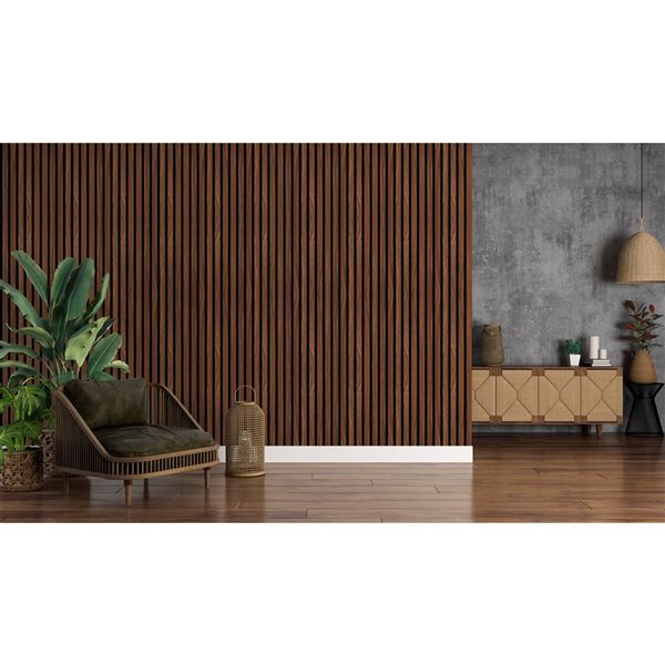 Dundee Deco 10 x 10-in Auburn Styrofoam 3D Wall Panels Sample