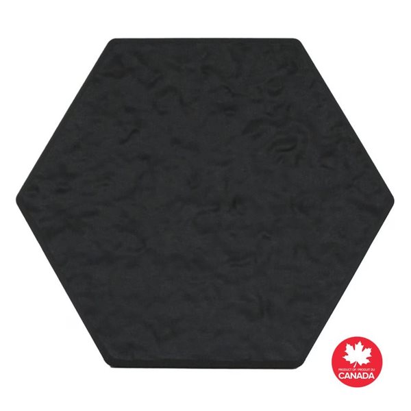 Tierra Verde Stepping Stones 10-Pack 13 x 15-in Hex Recycled Materials Stepping Stone - Black