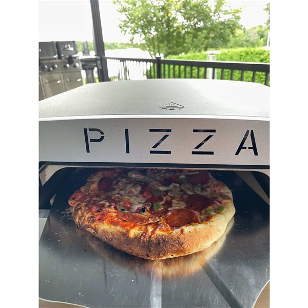 Four à pizza électrique sur table Mivitta 20 l. x 18 po p. en acier inoxydable