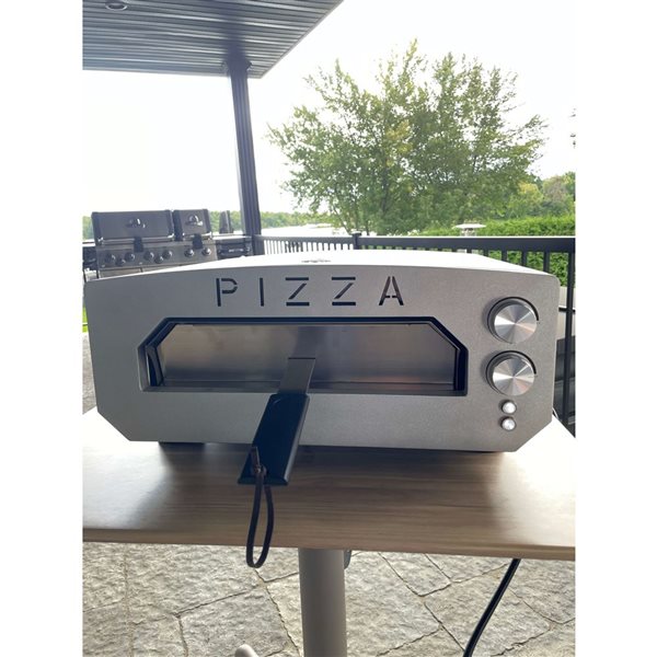 Four à pizza électrique sur table Mivitta 20 l. x 18 po p. en acier inoxydable
