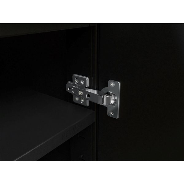 NewAge Products 3-Piece 96 x 23 x 34.25-in Black Aluminum Modular Outdoor Kitchen Set