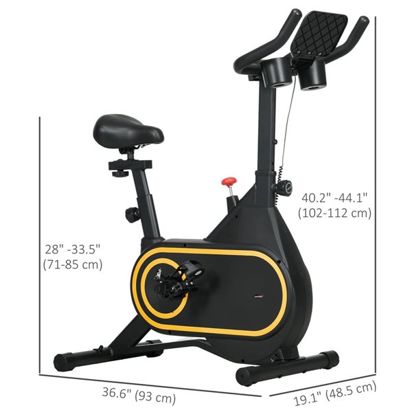 Soozier Magnetic Resistance Exercise Bike with LCD Display