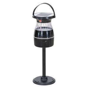 Sunjoy Solar-Powered 1 Electronic 20 W Mosquito and Flying Insect Trap w/ Suction Fan