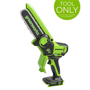 Greenworks 24 V 6-in Battery-Powered Brushless Cordless Pruner Saw - Tool Only