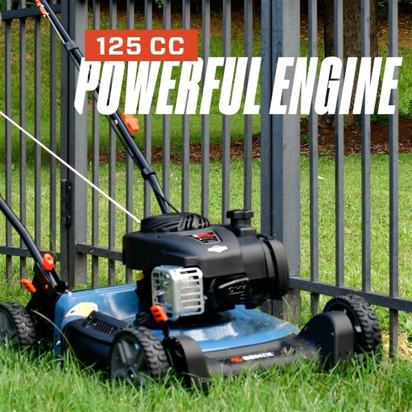 SENIX E450 21-in 125 cc 2-in-1 High Wheel Gas Push Mower