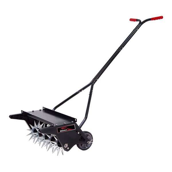 Brinly 20-in Push Spike Aerator w/ 3D Galvanized Steel Tines